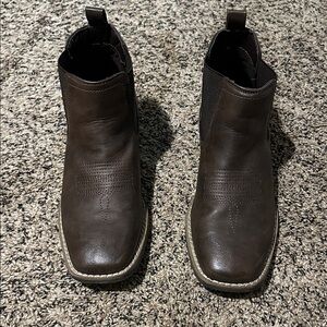 Men's Dark Brown Leather Chelsea Boots